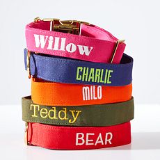 Monogrammed pet collars hotsell