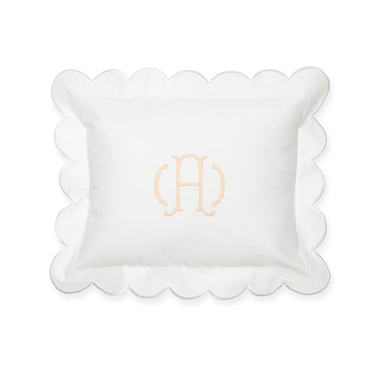 Baby Boudoir Scalloped Pillow