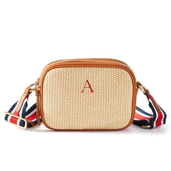 Essential Raffia Crossbody Bag