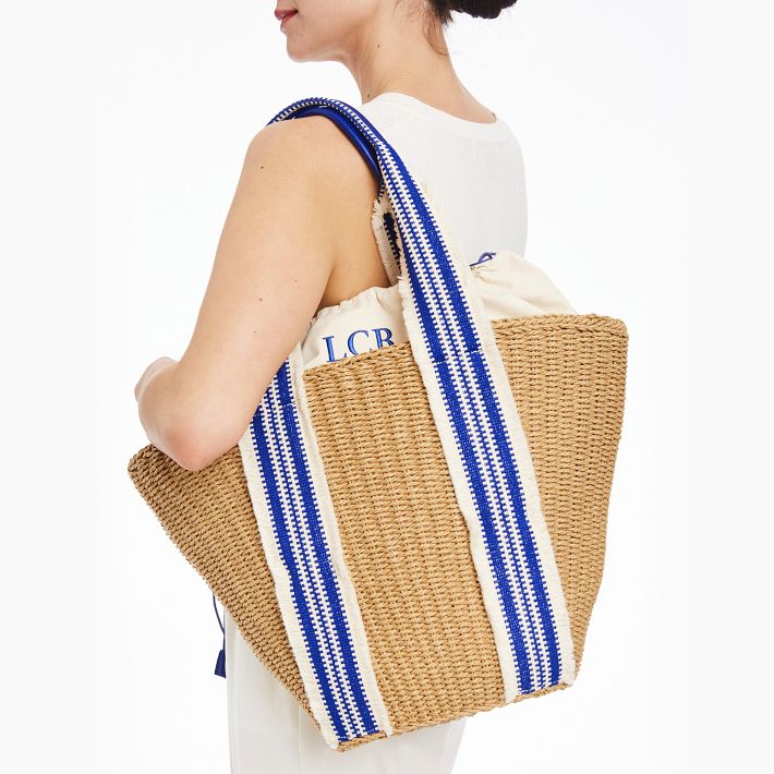 Hampton Raffia Tote