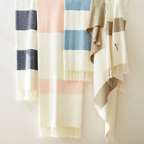 Sydney Stripe Italian Cotton Throw