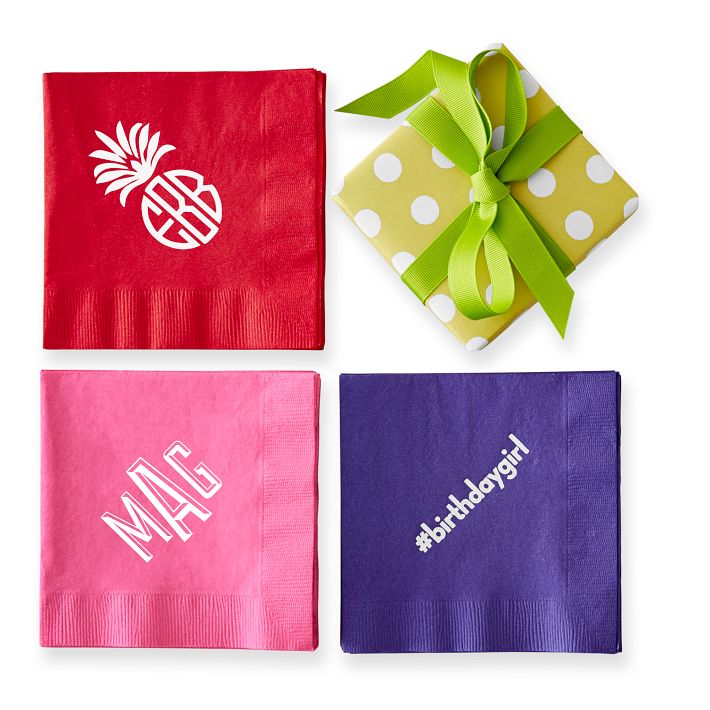 Colorful Cocktail Napkins