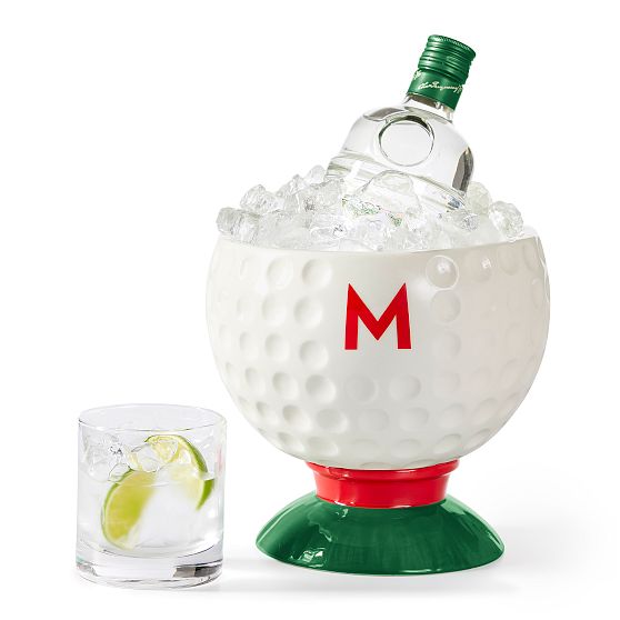 Golf Ball Ceramic Ice Bucket