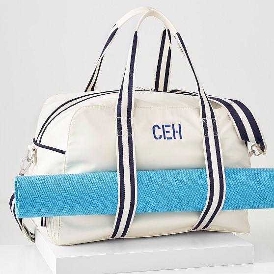 Sporty Stripe Duffle Bag