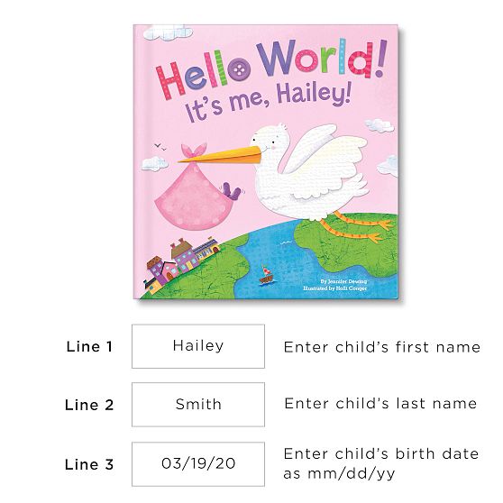 &ldquo;Hello World&rdquo; Personalized Children&rsquo;s Book