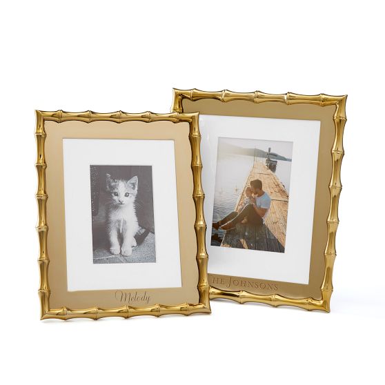 Gold Bamboo Photo Frame