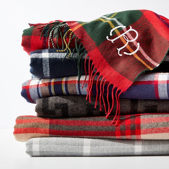 Plaid Throw Blanket