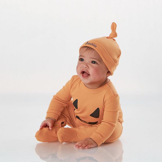 Pottery Barn Kids Halloween One Piece Pajama &amp; Hat Set