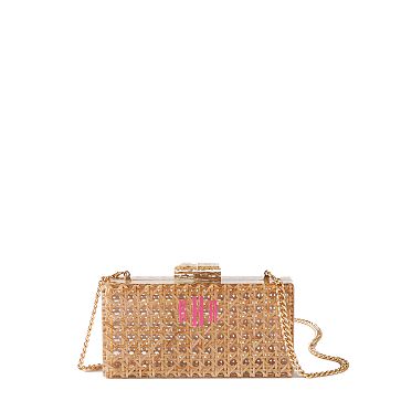 Matta Jackie Woven Hard Clutch authentic