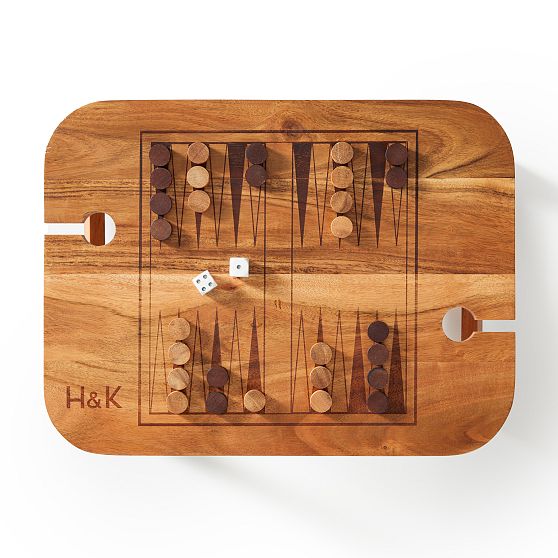 Backgammon Wine Picnic Table