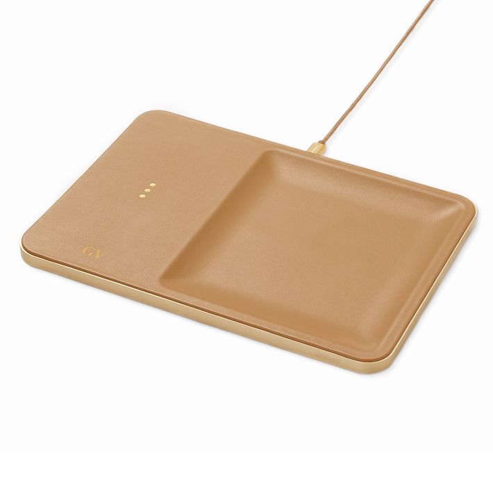 Courant Charging and Accessory Tray popular (Brown Leather)