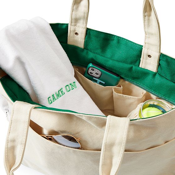 Canvas Tennis Tote