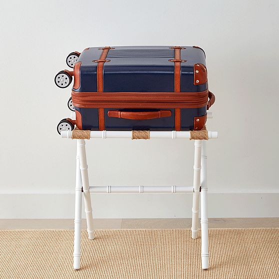 Monogrammed Folding Luggage Rack