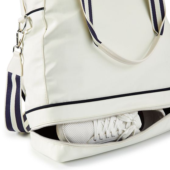 Sporty Stripe Tennis Tote