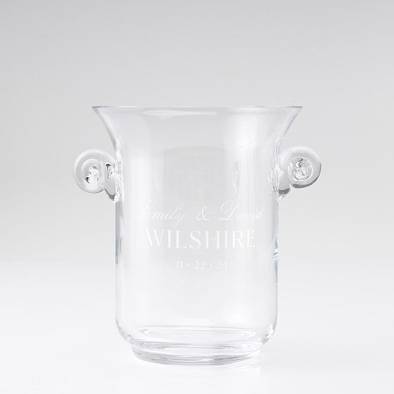 Classic Glass Ice Bucket