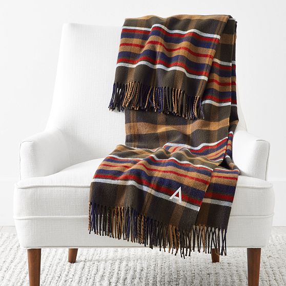 Italian Plaid Throw Blanket