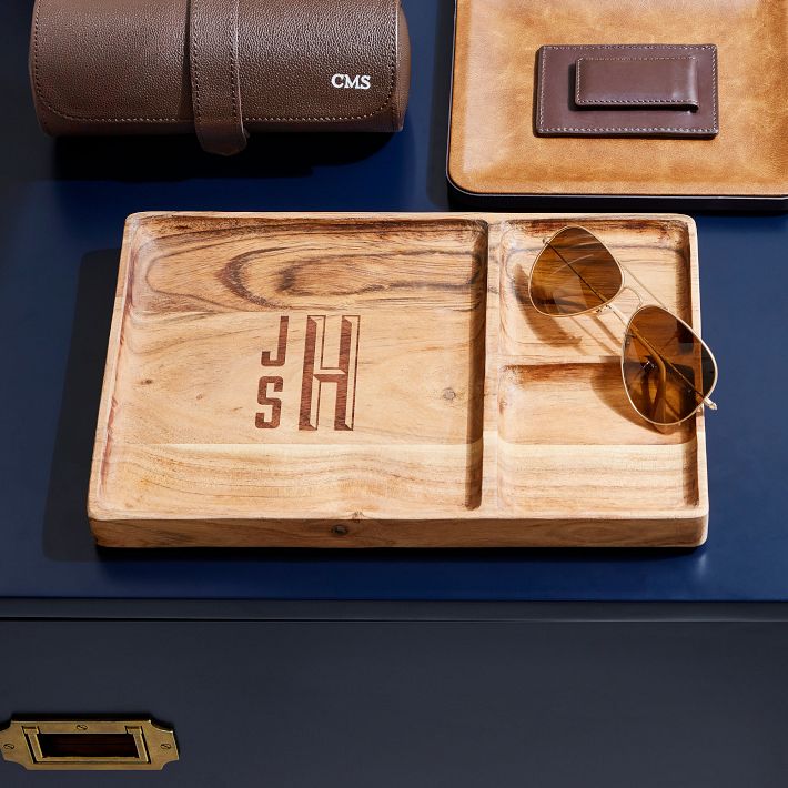 Acacia Valet Organizer Tray