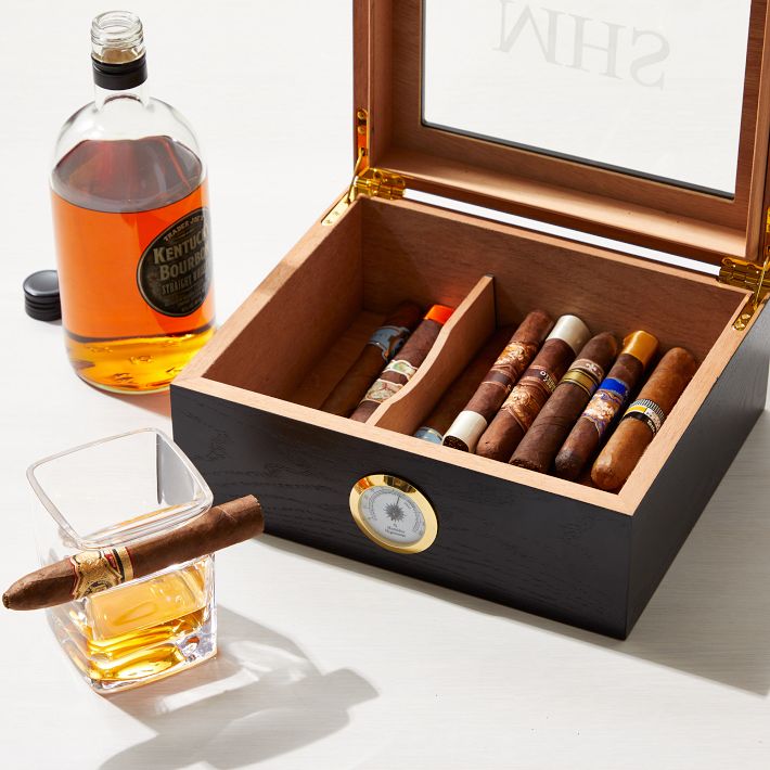 Cigar and Whiskey Gift Set