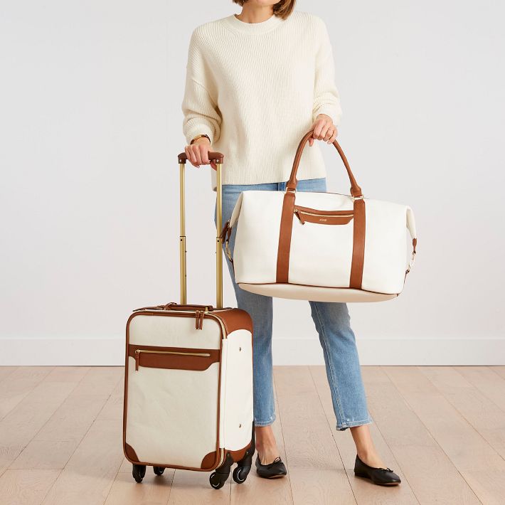 Concourse Vegan Leather Carry-On Luggage and Weekender Set