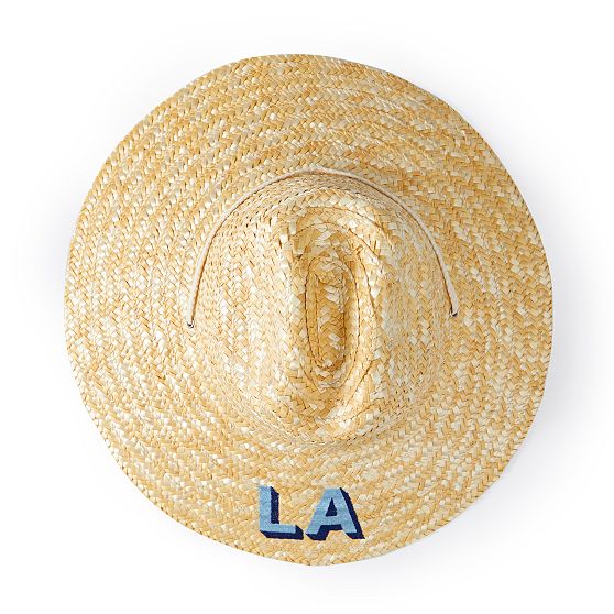 Monogram Mary Straw Hat Mark and Graham