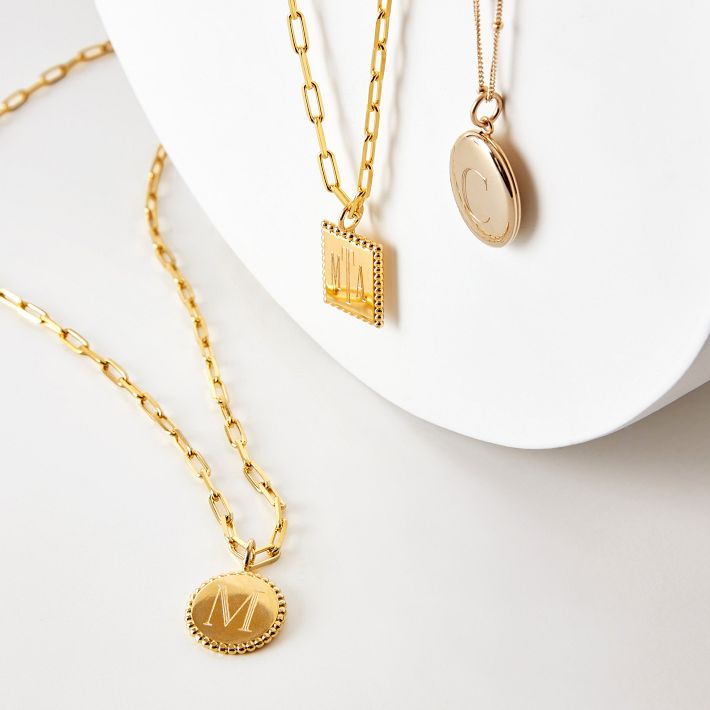 Sarah Chloe Madi Medallion Necklace