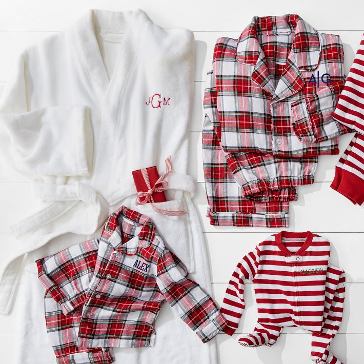 Adult Plaid Flannel Pajama Set