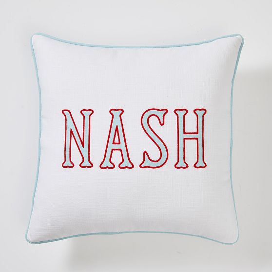 Bespoke Embroidered Pillow Cover