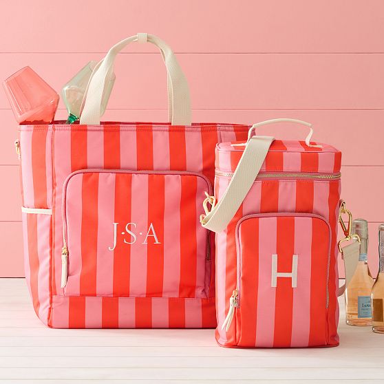 Cabana Stripe Cooler Tote Bag