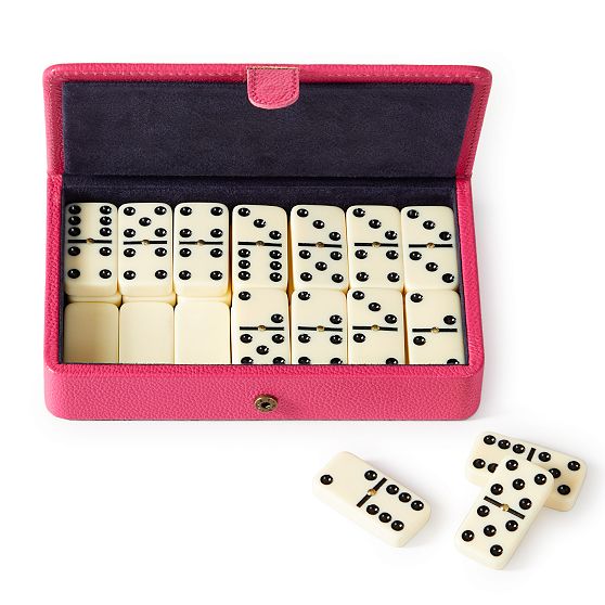 Leather Domino Set