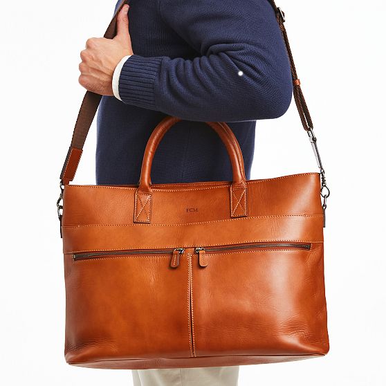 Graham Leather Briefcase Bag