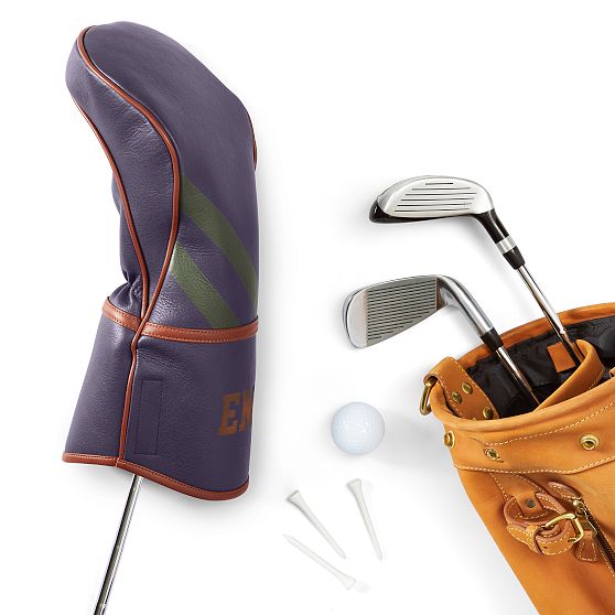 Leather Golf Driver Club Cover