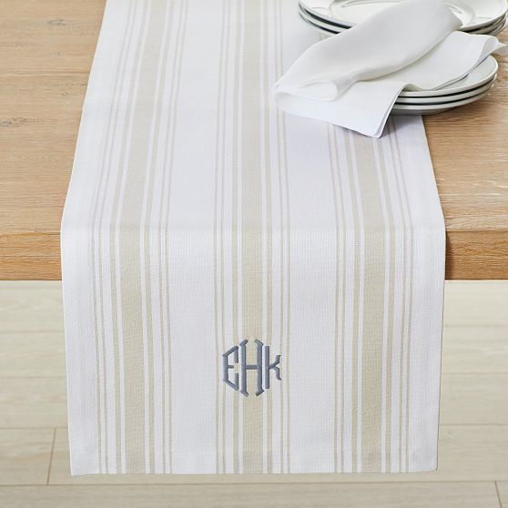 French Stripe Table Runner