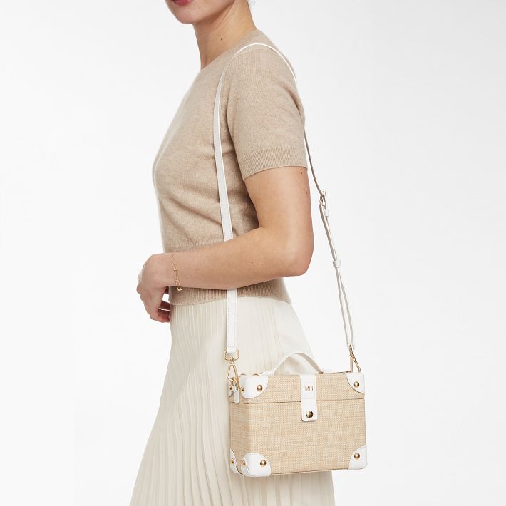 Montauk Raffia Crossbody Bag