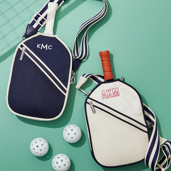 Sporty Stripe Pickleball Crossbody Bag