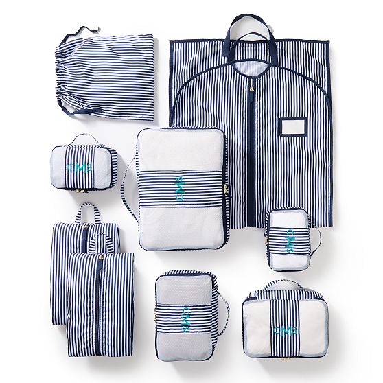 9 Piece Packing Cube Set with Garment Bag