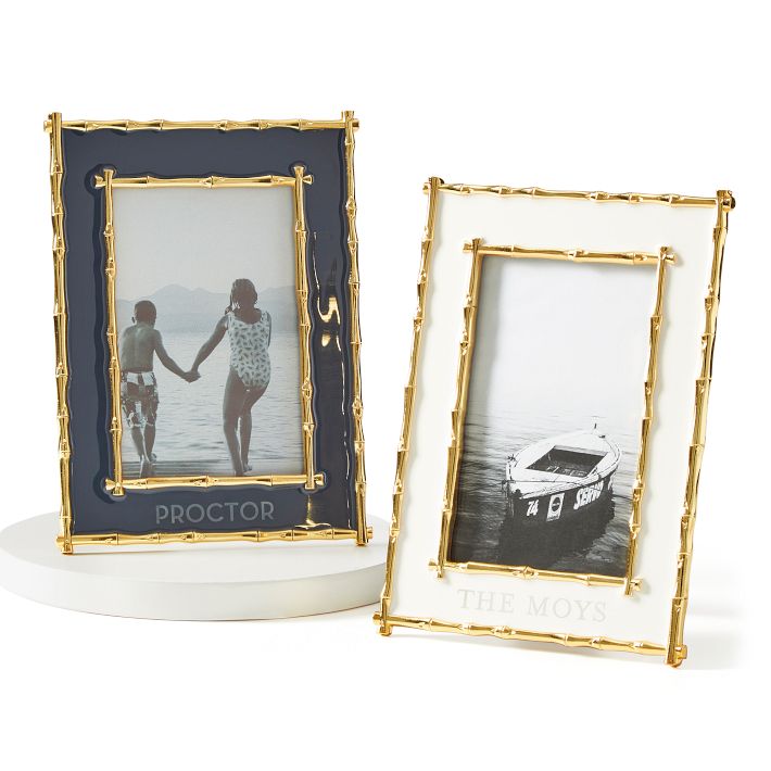 Gold Bamboo Border Photo Frame