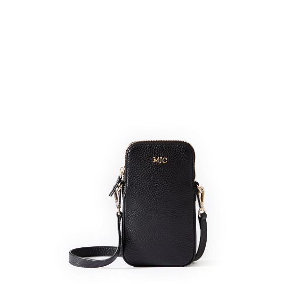 Classic Leather Phone Crossbody Bag Mark and Graham