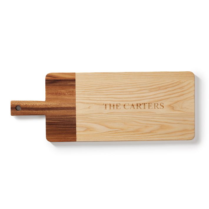 Mixed Wood Paddle Cheese Board