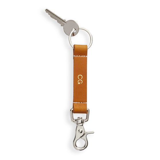 Baseball Leather Keychain