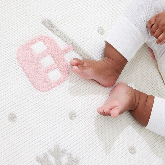 Knit Sherpa Baby Blanket Mark and Graham