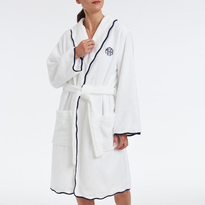 Hydrocotton Scalloped Bath Robe