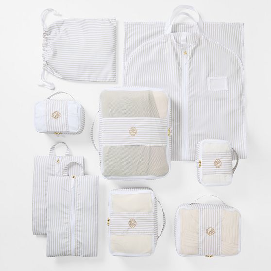 9 Piece Packing Cube Set with Garment Bag