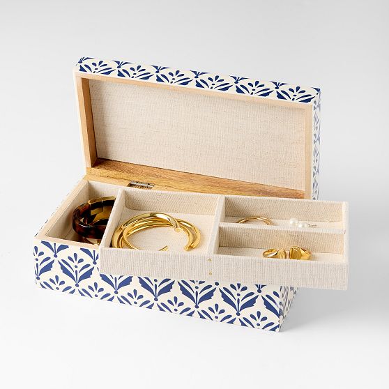 Block Print Jewelry Box