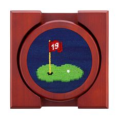 Smathers & Branson Needlepoint Coasters, Set of 4