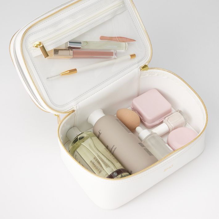 Clear Cosmetic Dual Travel Organizer