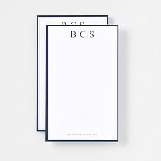 Personalized Executive Stationery Notepads, Set of 2