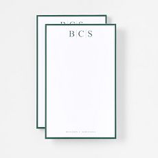 Personalized Executive Stationery Notepads, Set of 2