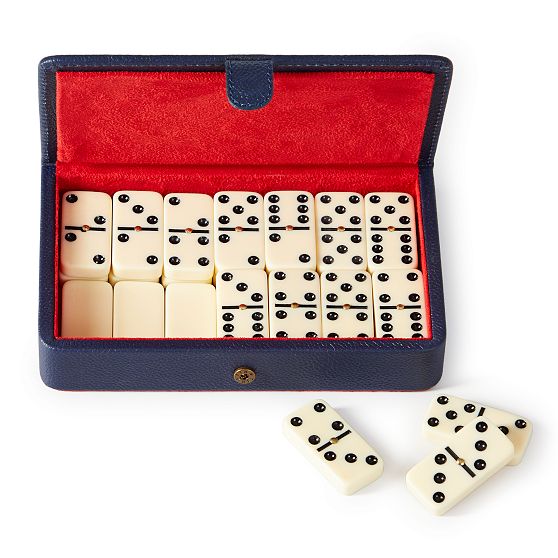 Leather Domino Set