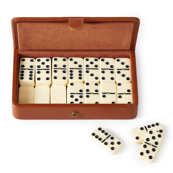 Leather Domino Set