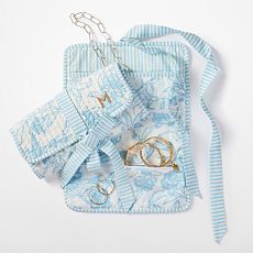 Sanderson Quilted Jewelry Roll Up